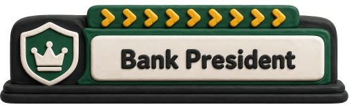 Bank President rank insignia